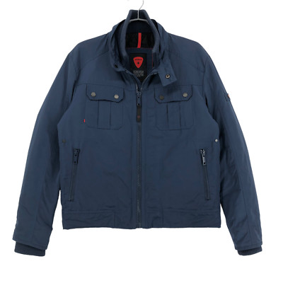 STRELLSON Men Rogers Bomber Overcoat Jacket Coat Size 52 - L