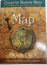 The Enchanted Map Oracle Cards, 54 card deck Colette Baron-Reid Taroh *Read*