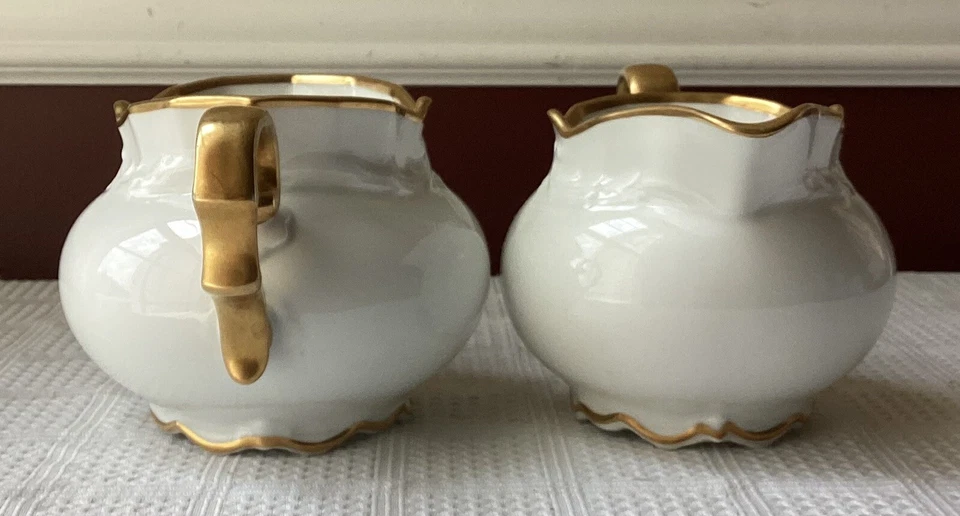 Винтажная фарфоровая сахарница и сливочник Rosenthal Selb Bravia - Изображение 4 из 4