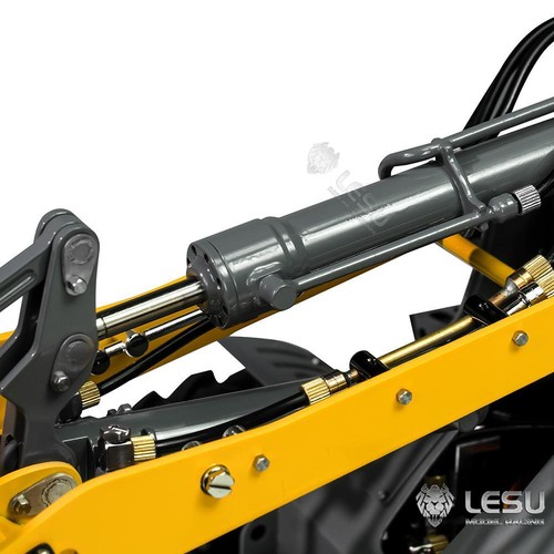 LESU RC Hydraulic 1/14 4x4 Wheeled Loader Model Construction Vehicle ST8 Radio - Picture 7 of 12
