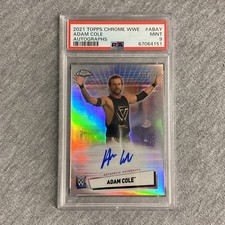 2018 Topps Chrome WWE Adam Cole Autographs /199 PSA 9 MINT