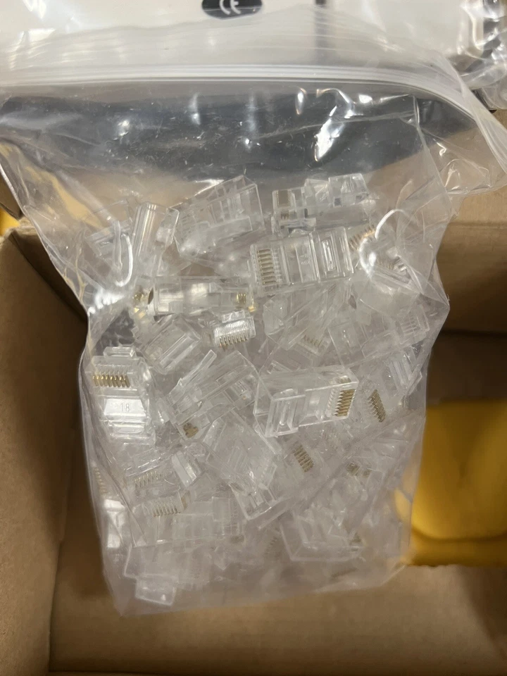 New RJ45 RJ11 CAT5 CAT6 NETWORK TOOL KIT CABLE TESTER CRIMPER - CU5 - Image 2 of 4