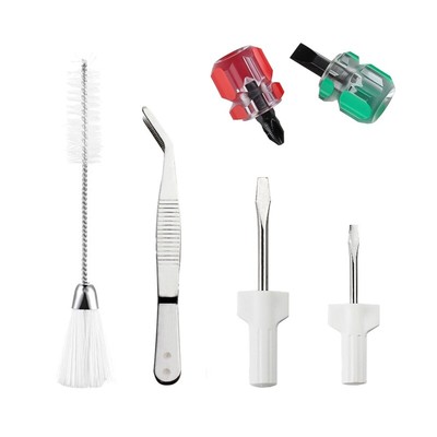 6pcs Sewing Machine Repair Kit Mini Sewing Screwdriver Cleaning Brush Tweezers