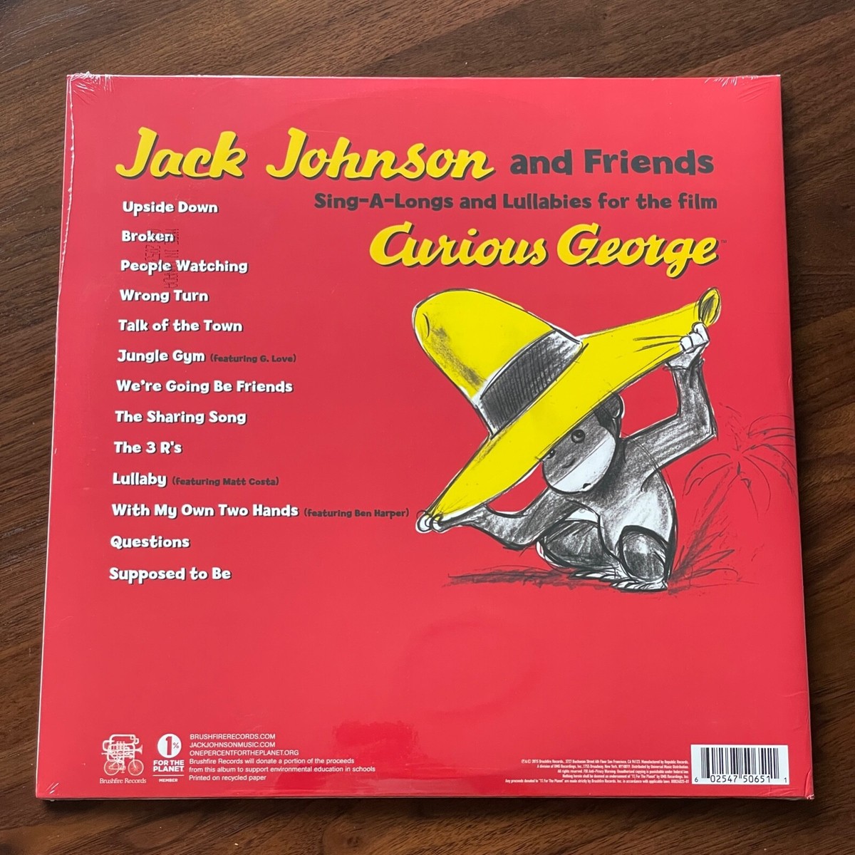 Jack Johnson / On and On 【LP】 Jack Johnson – On And On – Vinyl (LP, Album, Misprint), 2003