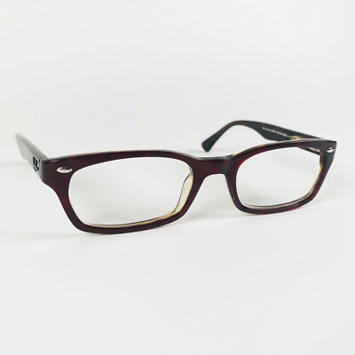 RAY-BAN Brille METALLIC ROT RECHTECKIG Brillengestell MOD: RB5150 2023