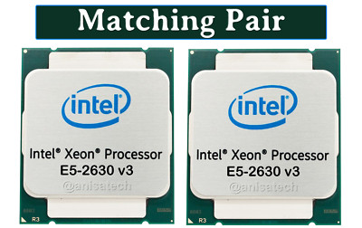Passendes Paar Intel Xeon E5-2630 V3 2,4 GHz 8 Core SR206 Prozessor FCLGA2011-3