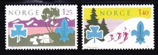 Норвегия Norway 656-57 MNH 1975 Scouting
