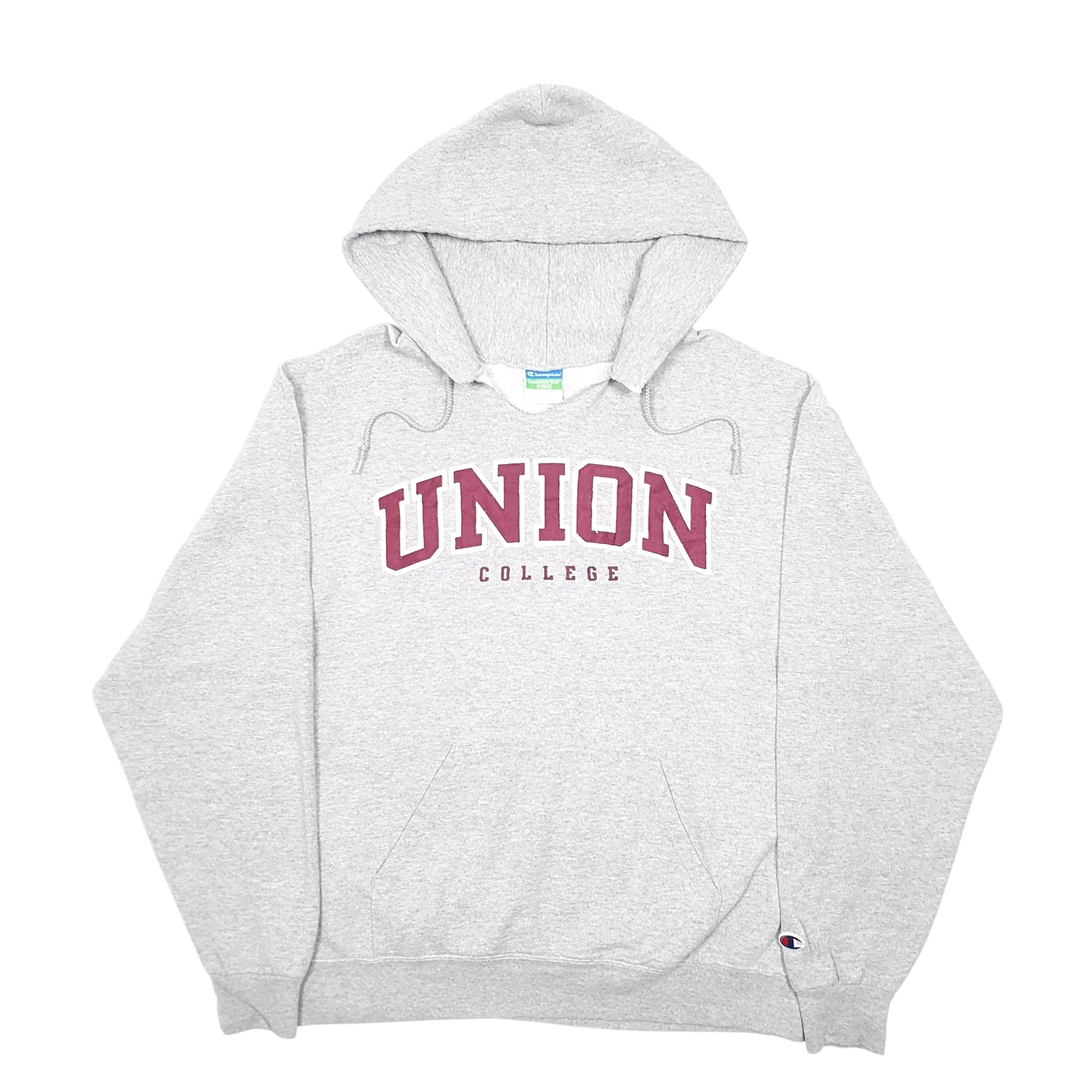 CHAMPION Hoodie Union College USA Spellout Jumper Sweatshirt Mens L