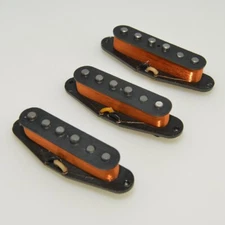 Fat '50s Alnico 5 ST Single Coil HFV Staggered Pole Electric Guitar Pickup Set