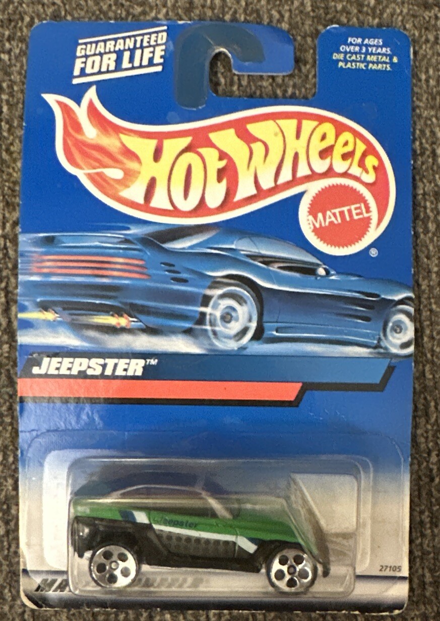Hot Wheels Jeepster 2000 #140 Green New