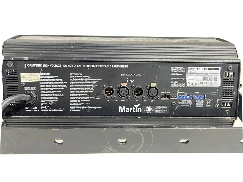 Martin Atomic 3000 Strobe Lights #17619 (One) - Image 4 of 4
