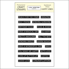 LISA HORTON CRAFTS That Craft Place Craft Stamps LHCCS Clear Photopolymer Stamps
