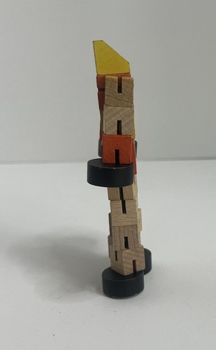 Transformer ~ Robot / Wooden Car ~ Tension Figure ~ Rare / Vintage ~ Preowned - Picture 3 of 5