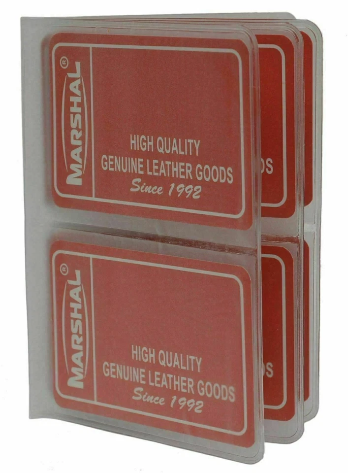 Nuevo 2 insertos de billetera de plástico transparente de 3-5/8" x 5" para tarjetero e hipsters Foto 3 de 4