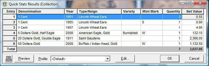 Coin Inventory Software: EzCoin USA 2025 with Values+Images+Great ...