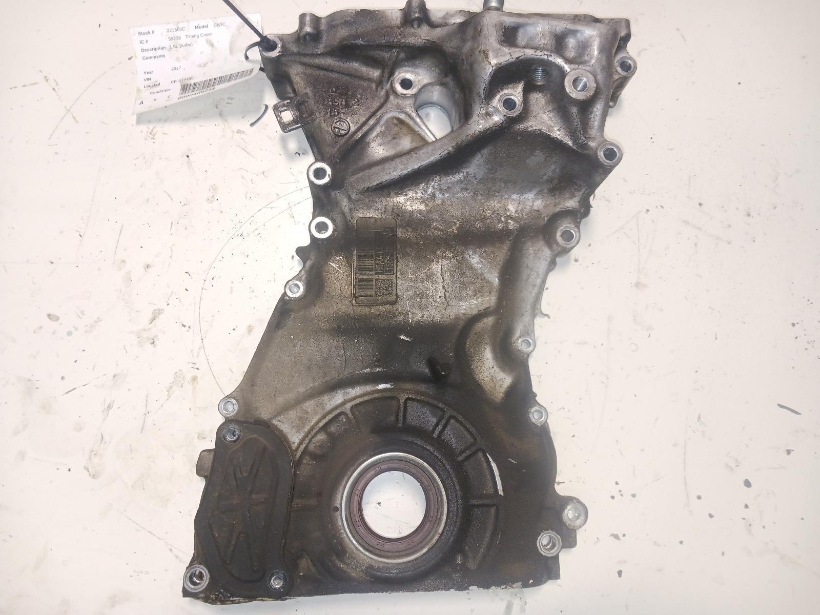 2017 HONDA CIVIC Timing Cover 1.5L turbo OEM 16 17 18 19 20 21 22 23 eBay