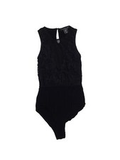 Tahari Women Black Bodysuit XS