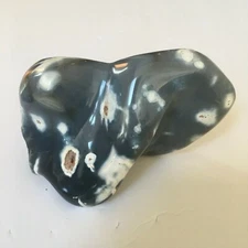 Natural  Banded Agate Free Form Standing Healing Crystal 7" L. X 3.75" H. 