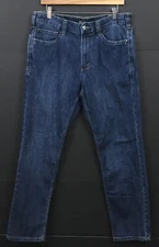 5.11 Tactical Men's Blue Denim Defender-Flex Straight Jeans Size 34 x 31