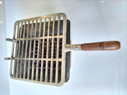 Vintage Hibachi Genuine Vintage Japanese Cast Iron Coal Hibachi Grill Cooker -AF - Bild 4 von 12