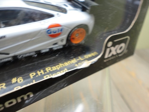 1996 McLaren F1 GTR 1/43 Scale IXO Models Racing BPR GT Series Gulf #6 GTM071 - Picture 13 of 16