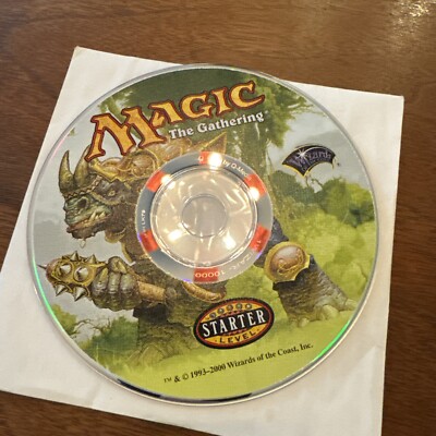 MTG Magic Computer Game Starter Level CD-Rom Disc 2000 Disc Only Great Condition