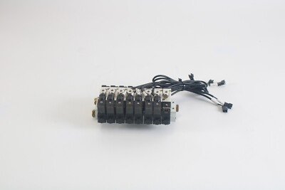 Airtac 8x 4V110-06 3 Position Solenoid Valve Air Outlet With Manifold