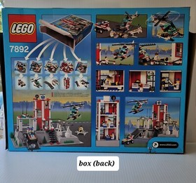 Lego Town City 7892 HOSPITAL 99% Complete w/Instructions and Box.