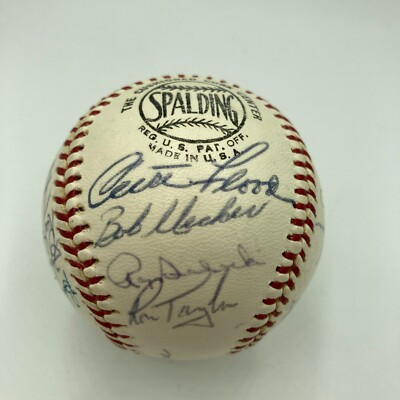 1964 St. Louis Cardinals World Series Champs Team Signed Baseball