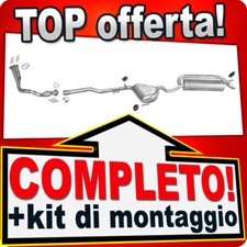 Scarico Completo per FIAT MAREA 1.6 16V 3-Volumi Familiare 1996-05.1998 +Tubo