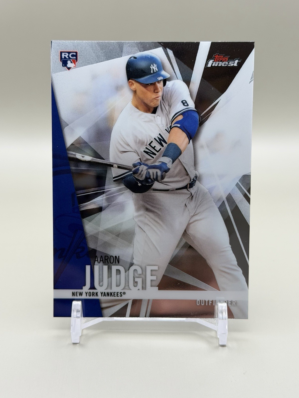 Topps 2017 Finest Aaron Judge Rookie New York Yankees #2 Baseball Card