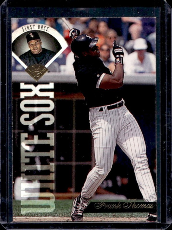 1995 Leaf Frank Thomas #1 White Sox