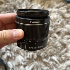 Canon EF-S 18-55mm F3.5-5.6 IS NO LENSE CAP untested