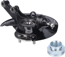 Front Left Steering Knuckle Assembly&Wheel Hub for 2001 2002 Honda Civic 1.7L US
