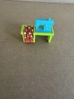 Vintage Fisher Price Little People Sewing Machine Green & Teal