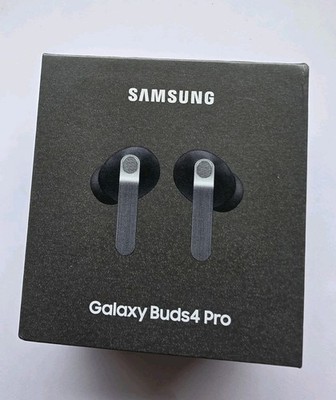 SAMSUNG GALAXY BUDS 4 PRO. BRANDNEU UND VERSIEGELT IN BOX. SCHWARZ.
