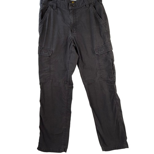 Carhartt Force Relaxed Fit Work Pants Mens 34x32 Gray Cargo Utility - Picture 2 of 9