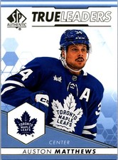 Auston Matthews 2022-23 SP Authentic True Leaders Blue Toronto Maple Leafs #TL-5