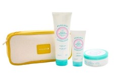 Perlier White Almond 3-Piece Bath and Body Kit W/ Bag-SEALED