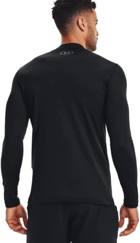 Camicia a compressione uomo XL Under Armour ColdGear finta 1345703 nera aderente nuova con etichette - Foto 5 di 7