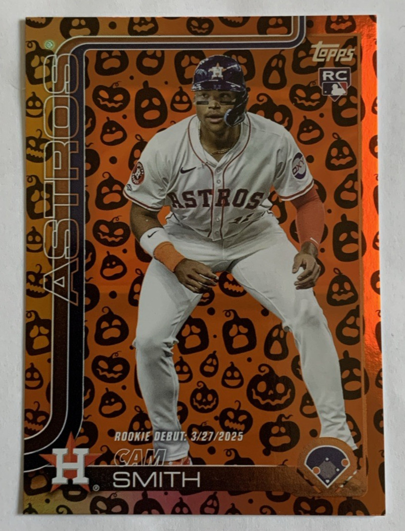 2025 Topps Update Rookie Debut Jack O'Lantern Cam Smith Houston Astros US 45