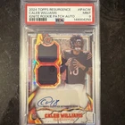 Caleb Williams 2024 Topps Resurgence Ignite RPA #IPACW RC AUTO Patch Bears PSA 9