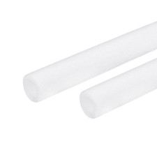 Foam Tube Sponge Protective Sleeve Heat Preservation 20x40mm White 2pcs