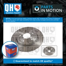 2x Brake Discs Pair Solid fits TOYOTA AURIS ADE150 2.0D Rear 06 to 12 1AD-FTV QH