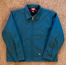 Dickies Insulated Eisenhower Zip-Up Turquoise Jacket Men's XL Workwear