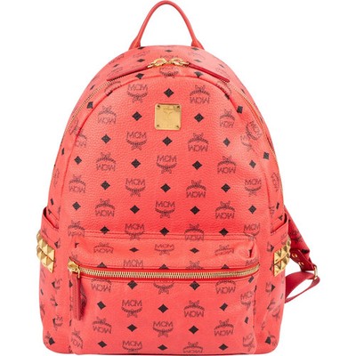 MCM Monogram Visetos Stark Side Studs Backpack Rucksack