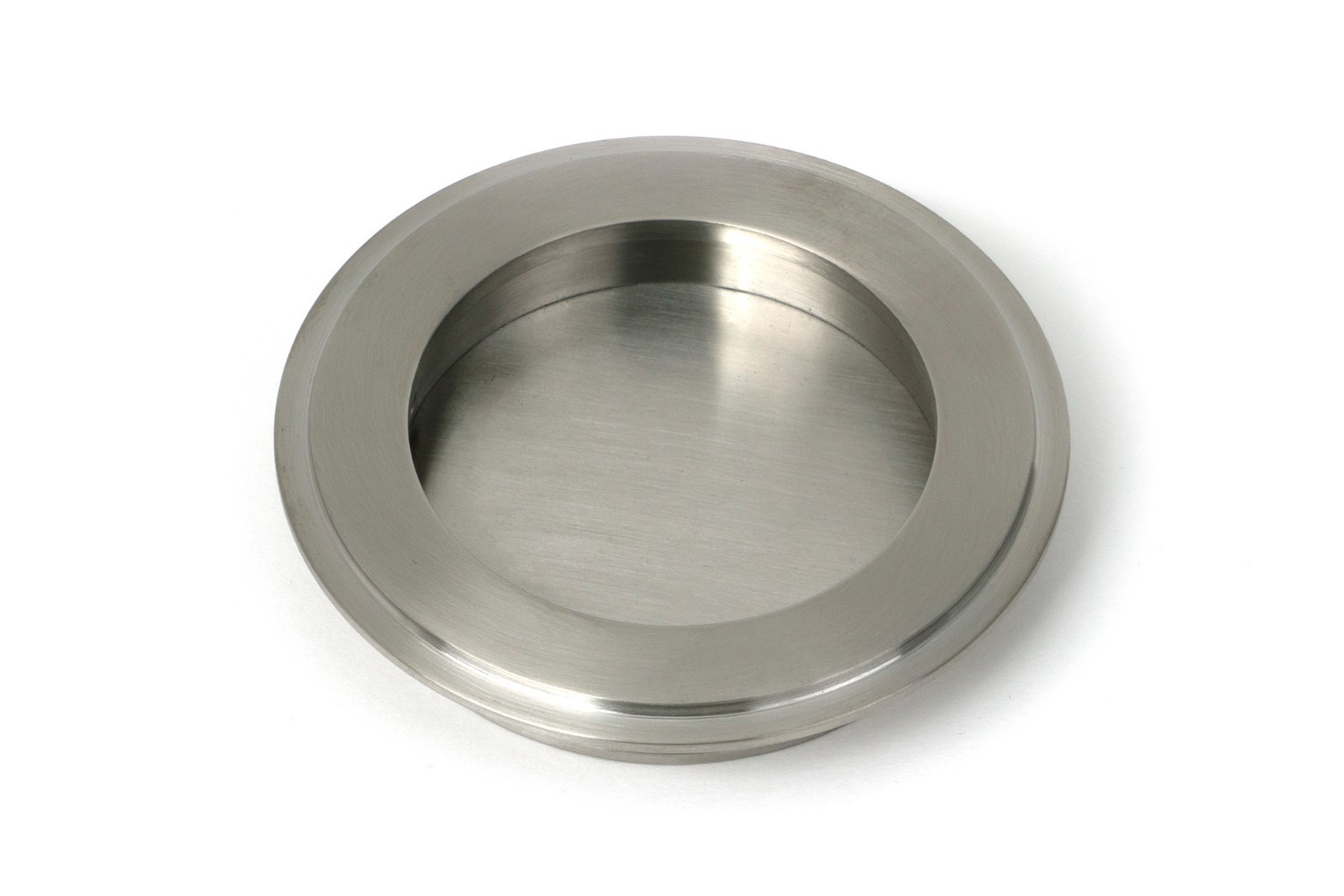 From The Anvil 52508 Satin Marine SS (316) 75mm Art Deco Round Pull