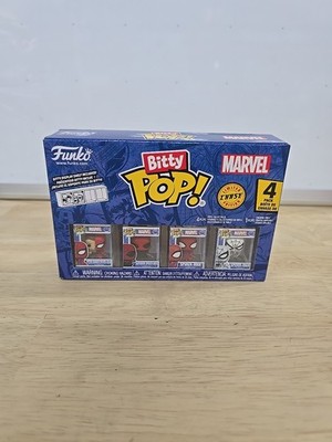 Funko Bitty Pop!: Marvel's Spider-Man 4-Pack W/B & W Spiderman