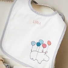 DMC Gift of Stitch RK207 Flying Hippo Embroidered Bib Freestyle Stitch Kit