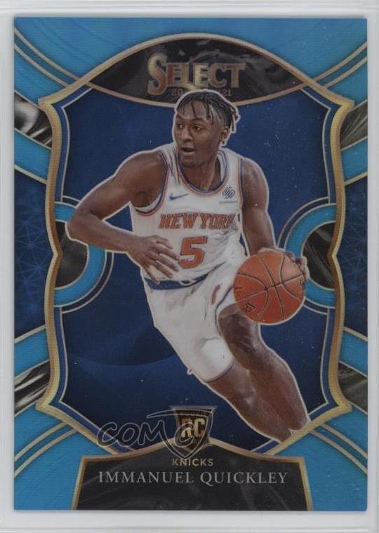 2020 Panini Select Concourse Light Blue Prizm 98/299 Immanuel Quickley #85 18k2
